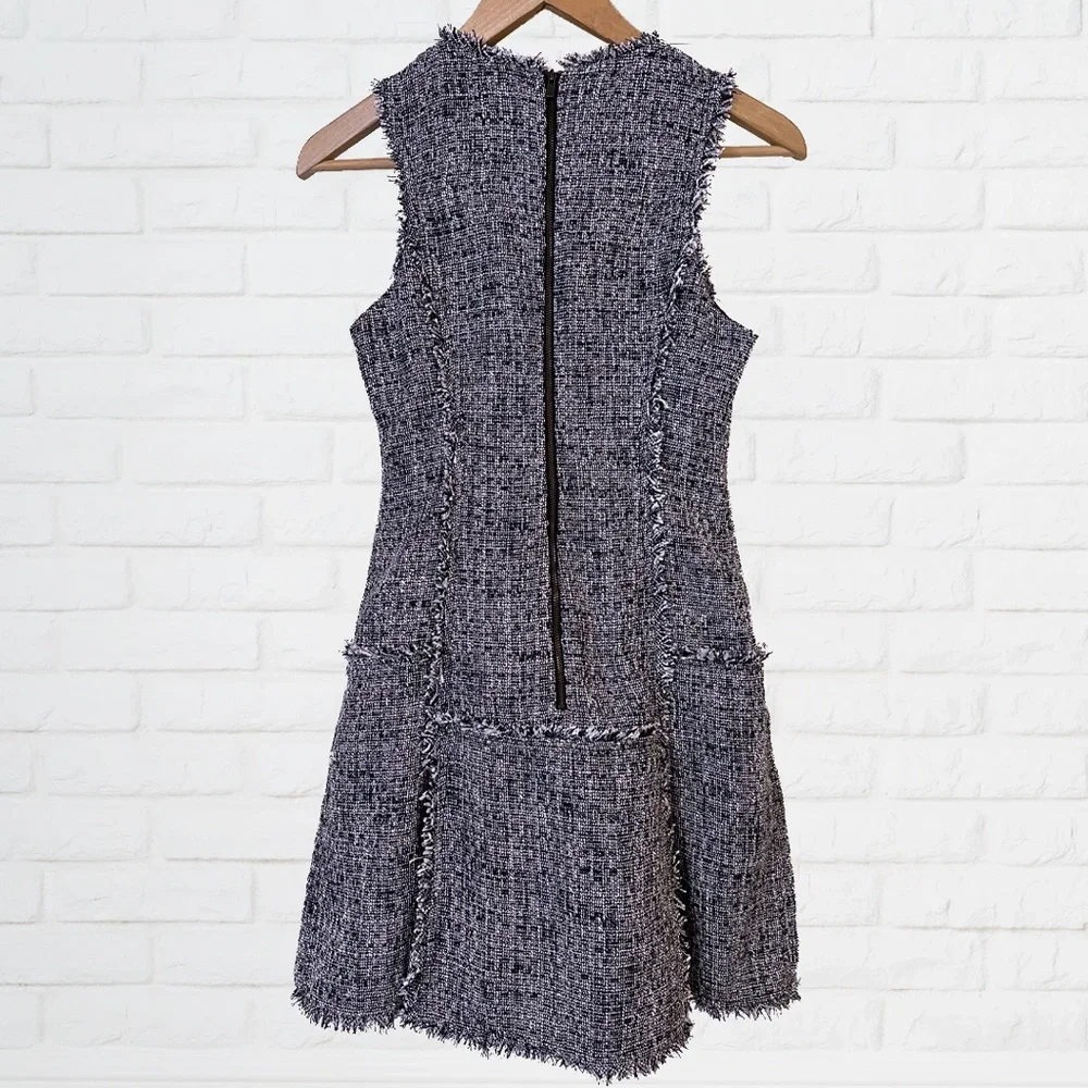 Banana Republic Tweed Fit n Flare Dress Size 2P - Picture 4 of 4